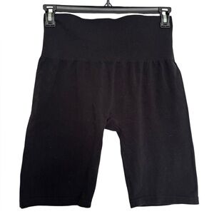 Black Women's High-Waisted Shorts